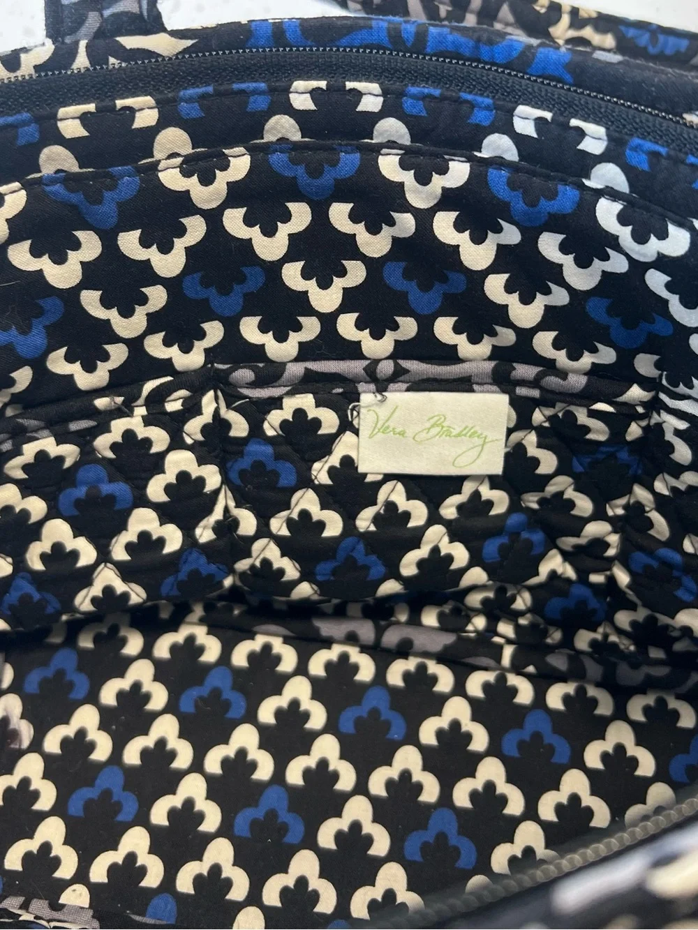 Vera Bradley Canterbury Cobalt Mini Tote